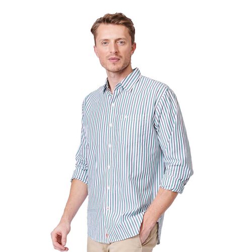 Aubin Gladstone Poplin Shirt